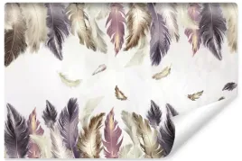 fototapeta-do-sypialni-kolorowe-piora-abstrakcja-styl-glamour-450x300