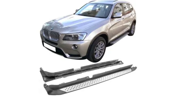 stopnie-progowe-do-bmw-x3-2010-2017-aluminium-stan-nowy