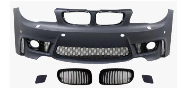 zderzak-bmw-e81-e82-e87-e88-04-11-grill-pdc-sra-1m-stan-nowy