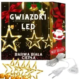 kurtyna-swietlna-lampki-gwiazdki-led-wiszace-na-okno-barwa-ciepla-gratis