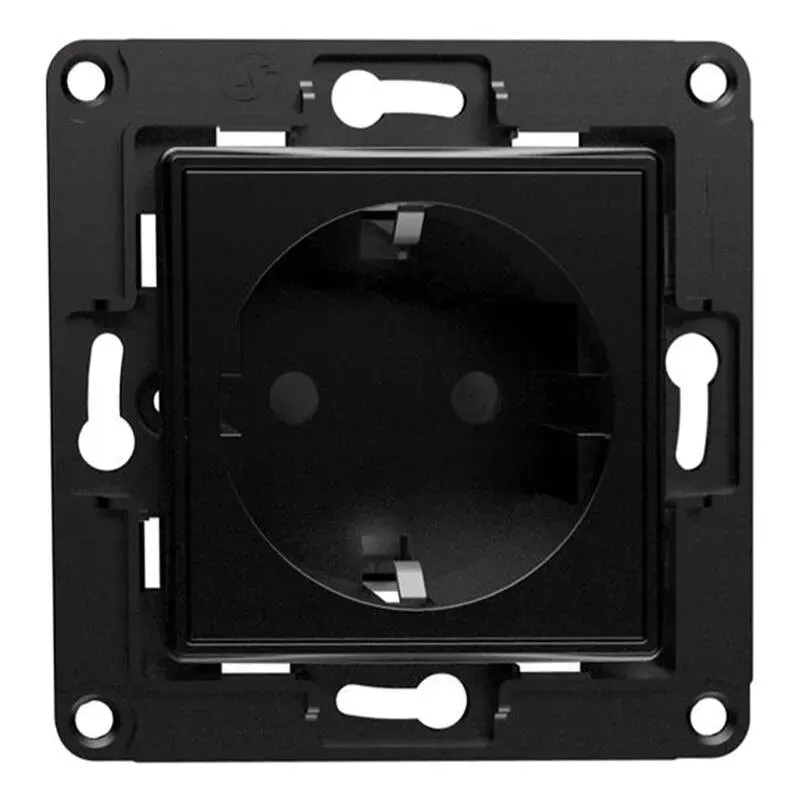 gniazdko-scienne-shelly-czarny-stan-nowy