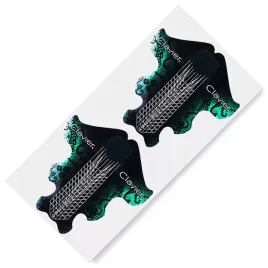 clavier-szablony-do-przedluzania-paznokci-100-sztuk-zielone