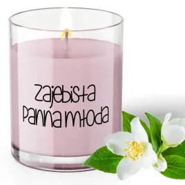 swieca-zapachowa-jasmin-etykieta-zajebista-panna-mloda-prezent