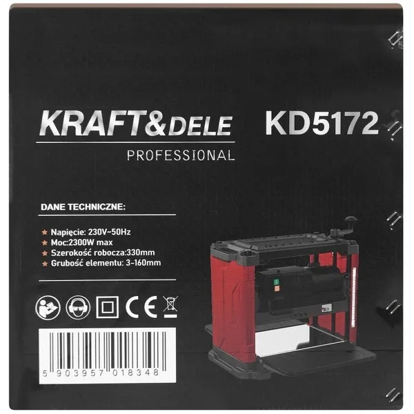 heblarka-grubosciowka-2300w-kd5172-stan-nowy-glebokosc-strugania-2-4-mm