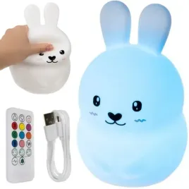 lampka-nocna-led-dla-dzieci-krolik-rgb-pilot-wielokolorowa