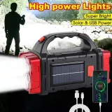 latarka-reflektor-szperacz-led-solar-powerbank-stan-nowy