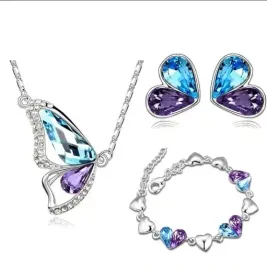 bransoletka-naszyjnik-kolczyki-swarovski-motyl