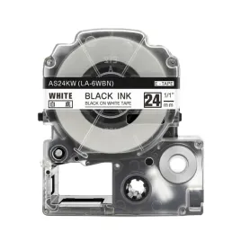 tasma-do-epson-as-24kw-biala-czarny-nadruk-do-drukarki