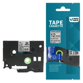 tasma-specmark-do-brother-tze-sm931-12mm-x-8m-matowa-srebrna