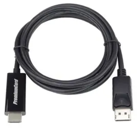 premiumcord-kportadk04-03-adapter-kablowy-3-m-displayport-hdmi-czarny