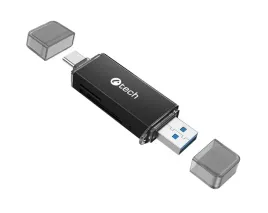 c-tech-ucr-02-al-czytnik-kart-usb-3-0-type-a-type-c-czarny