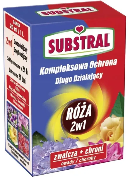 Substral Kwiaty Róża 2w1 100 ml Grzyby Mszyce Owady Rdza Mączniak