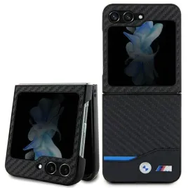 bmw-bmhczf522nbck-etui-do-samsung-z-flip5-f731-czarny-black-leather-carbon