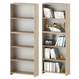 regal-na-ksiazki-dab-sonoma-70-cm-5-polek-segregatory-zabawki-polka-loft