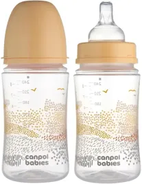 canpol-butelka-antykolkowa-mountains-ze-smoczkiem-3m-240ml-35-243-beige