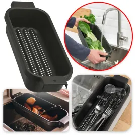 praktyczny-pojemny-durszlak-suszarka-2w1-antracyt-wytrzymaly