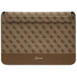 guess-sleeve-gucs14ps4sgw-14-brazowy-brown-4g-stripe-metal-logo
