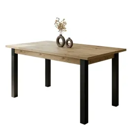 klasyczny-stol-artos-ii-rozkladany-150-198-cm-dab-artisan-nogi-czarne
