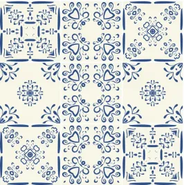 naklejki-na-plyki-scienne-niebieski-hiszpanski-wzor-mozaika-30x30