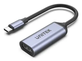 unitek-v1416b-adapter-kablowy-015-m-usb-type-c-hdmi-szary