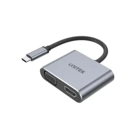 unitek-d1049a-stacja-dokujaca-usb-2-0-type-c-srebrny