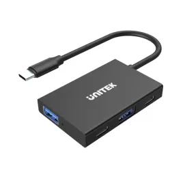 unitek-uhub-q4-usb-3-2-gen-1-3-1-gen-1-type-c-10000-mbit-s-szary