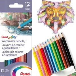 pentel-kredki-szkolne-akwarelowe-12-swiezych-kolorow