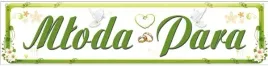 tablica-slubna-weselna-na-auto-mloda-para-zielona-samochod-obraczki-kwiaty