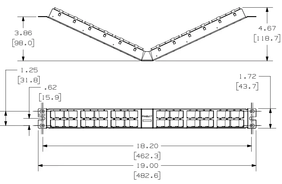 panduit-mini-com-patch-panel-pusty-patchpanel-katowy-19-rack-48xrj45-1u