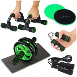 roller-kolko-do-cwiczen-miesni-brzucha-z-mata-zestaw-5w1-skakanka-sciskacz