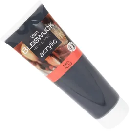 farba-akrylowa-van-bleiswijck-tubka-250-ml-czarna-black-czarny
