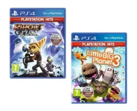ps4-2-gry-ratchet-and-clank-little-big-planet-3-gra-prezent