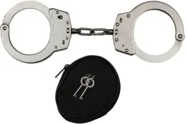 profesjonalne-kajdanki-policyjne-lancuszkowe-pokrowiec-2-kluczyki