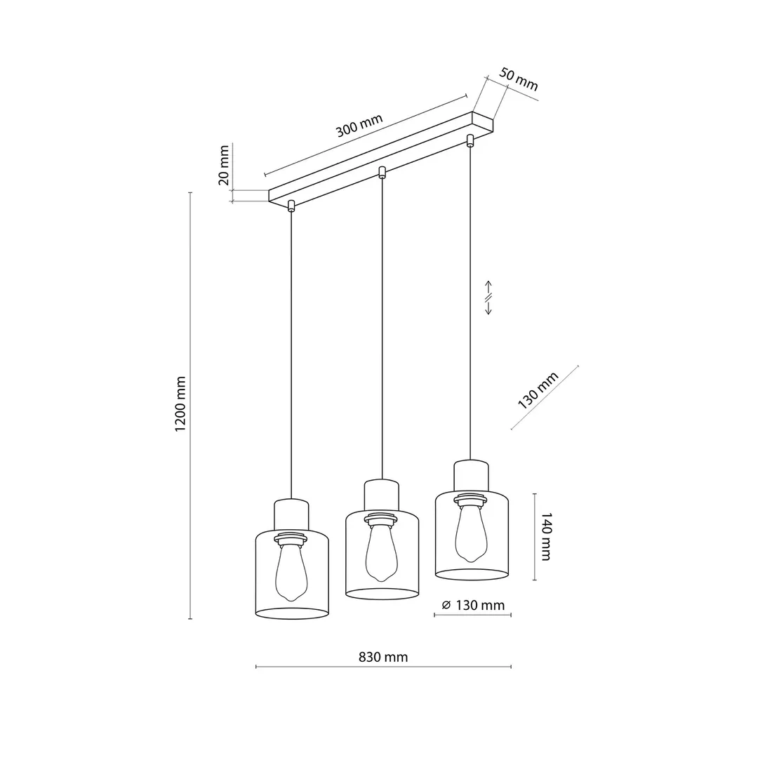 lampa-wiszaca-orson-czarny-brazowy-szklane-klosze-3xe27-sufitowa-nowoczesna