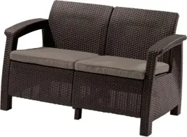 sofa-ogrodowa-2-osobowa-z-poduszkami-rattan-corfu-curver-keter-brazowa