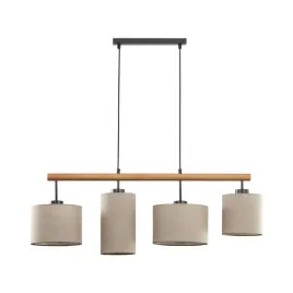 lampa-wiszaca-deva-brazowy-bezowy-abazury-4xe27-nowoczesna-salon-sufitowa