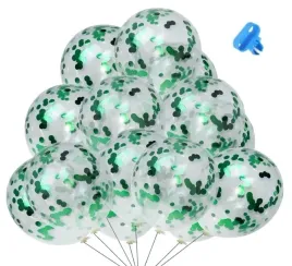 balony-transparentne-zielone-konfetti-urodziny-wesele-impreza-slub-50-szt