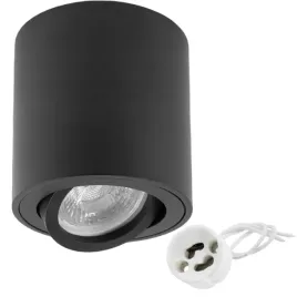 oprawa-halogenowa-natynkowa-gu10-kubelek-czarny-spot-led-kinkiet-walec