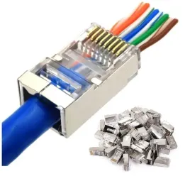 100x-wtyk-zlacze-koncowka-rj45-przelotowy-rj-kat-6-na-kabel-lan-stp-ftp-utp