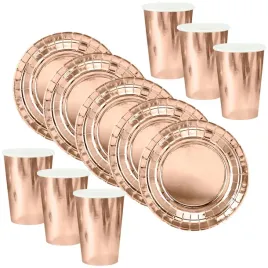 zestaw-kubki-talerzyki-18-cm-rose-gold-wieczor-panienski-urodziny-sylwester