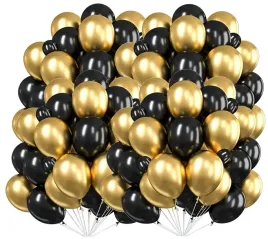 balony-lateksowe-czarne-zlote-chromowane-wesele-urodziny-sylwester-50-szt