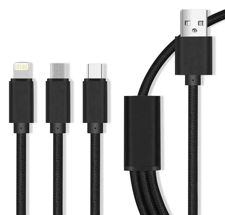 kabel-nylonowy-3w1-micro-usb-usb-c-lightning-1m-stan-nowy