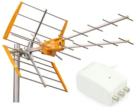 antena-dvb-t2-televes-v-mix-combo-wzmacniacz-zasilacz-12v-rozdzielacz-2-tv