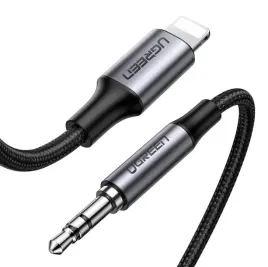 ugreen-kabel-przewod-audio-aux-mfi-do-lightning-35-mm-mini-jack-1m-szary