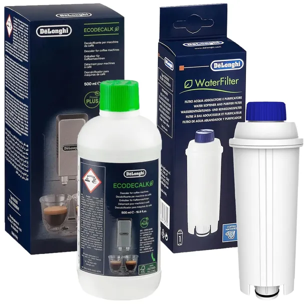 ODKAMIENIACZ DELONGI FILTR DELONGI DO EKSPRESU DELONGHI ORYGINAŁ ZESTAW
