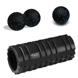walek-do-masazu-plecow-roler-gladki-fitness-podwojna-pilka-duoball-zestaw