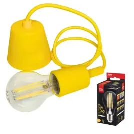 lampa-wiszaca-kabel-loft-e27-1m-zolty-zarowka-led-e27-8w-4000k