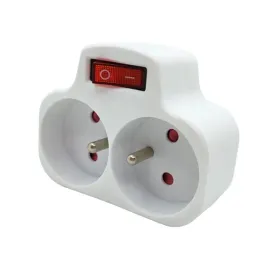 rozgaleznik-z-wylacznikiem-gniazdo-elektryczne-2x2p-z-uziemienie-biale