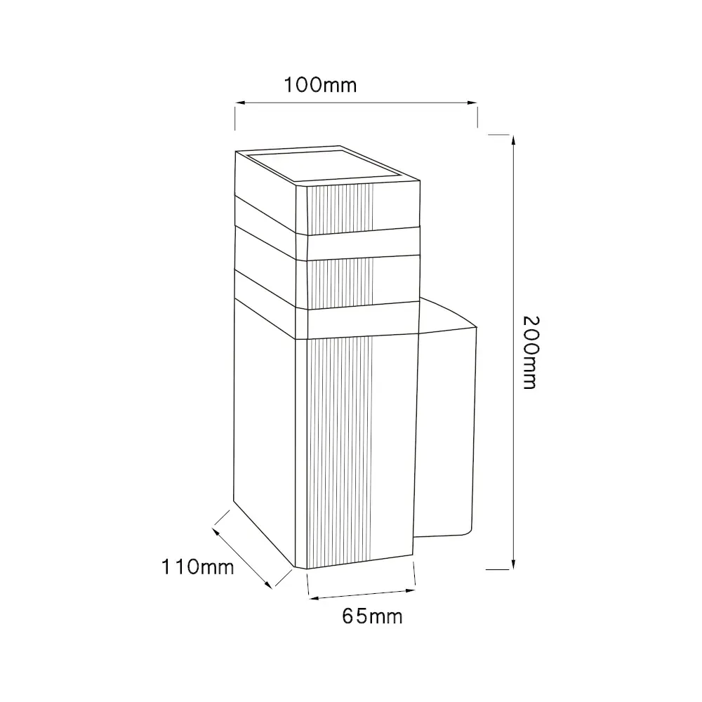 lampa-elewacyjna-zewnetrzna-kinkiet-ogrodowy-led-gu10-szara-aluminiowa