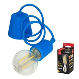 lampa-wiszaca-kabel-loft-e27-1m-niebieski-zarowka-led-e27-8w-4000k